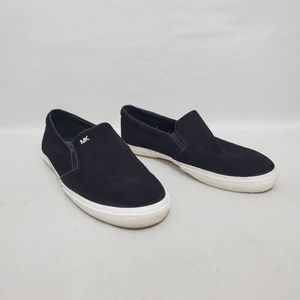 Michael Kors Black Suede Boerum Slip-on Sneakers